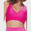 Top Fitness Body For Sure com Decote em V Basic - Feminino ROSA