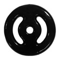 Anilha Emborrachada - 10kg PRETO