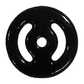 Anilha Emborrachada - 25kg PRETO
