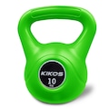 Kettlebell Kikos Cement Ps 10Kg PRETO