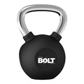Kettlebell Rubber Lightning Bolt 4Kg PRETO