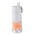 Garrafa Térmica Stanley Flip Straw - Infantil - 500 Ml CINZA/AMARELO