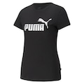 Camiseta Puma Essentials Logo Tee - Feminina PRETO