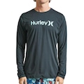 Camiseta Surf Hurley Manga Longa One&Only Sm24 - Masculina PRETO