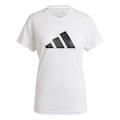 Camiseta adidas Train Essentials Big Performance Logo - Feminina BRANCO