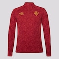 Blusão do Fluminense 2024 Umbro Treino - Masculino VERMELHO
