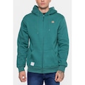 Blusão de Moletom com Capuz Hd Aberto - Masculino VERDE