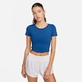 Camiseta Nike Dri-Fit One Cropped - Feminina AZUL