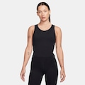 Camiseta Regata Nike Dri-Fit One Cropped - Feminina PRETO