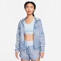 Jaqueta Corta-Vento Feminina Nike com Capuz Trail Repel AZUL