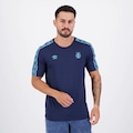 Camisa do Grêmio 2024 Umbro Concentração - Masculina AZUL ESCURO
