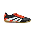 Chuteira Futsal adidas Predator Essentials 24.5 - Infantil PRETO/LARANJA