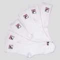 Kit Meia Cano Alto Fila Fbox - 6 Pares BRANCO