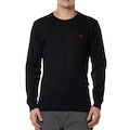 Tricot Quiksilver Embroidery - Masculino PRETO