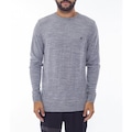 Camiseta Manga Longa Hurley Casual - Masculina CINZA
