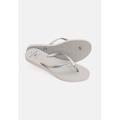 Chinelo Tropical Brasil Estampado Slim com Glitter - Feminino CINZA