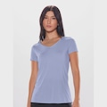 Camiseta Bodyforsure Decote Essentials - Feminina AZUL CLARO