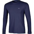 Camiseta Mizuno Manga Longa Nirvana - Masculina AZUL