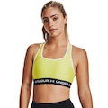 Top de Treino Under Armour Crossback Mid - Feminino VERDE