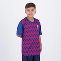 Camisa Barcelona Braziline Dominant - Infantil AZUL