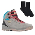Bota Columbia Newton Ridge + Par de Meia - Masculina CINZA/PRETO