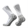 Meia Cano Alto Esportiva Gold Sports Futebol Titan Anti Derrapante - Adulto BRANCO