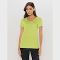 Camiseta Bodyforsure Lisa Essentials - Feminina VERDE/AMARELO