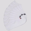 Kit de Meias Cano Curto Fila Lisa com 9 Pares - Adulto BRANCO