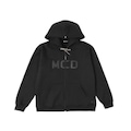 Blusão de Moletom MCD Canguru Aberto Logo - Masculino PRETO