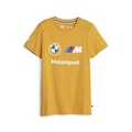 Camiseta Puma BMW M Motorsport Essentials Logo - Infantil AMARELO