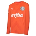Camisa Manga Longa de Goleiro do Palmeiras Third Torcedor Puma - Masculina LARANJA