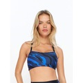 Top Fitness com Bojo Bodyforsure Nadador Estampado Roof - Feminino PRETO