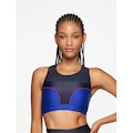Top Fitness com Bojo Bodyforsure Nadador Liso Fly - Feminino BRANCO/MARINHO/AMARE
