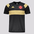 Camisa Kappa Vasco Supporter - Masculina PRETO