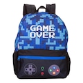 Mochila Sestini M Plus Game 2 Grande Colorido AZUL/PRETO