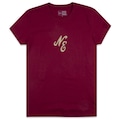 Camiseta New Era Baby Look - Feminina MARROM CLARO