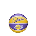 Mini Bola de Basquete Wilson Nba Retro Lakers ROXO/AMARELO