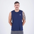 Camiseta Regata Fila Basic Sports Polygin - Masculina AZUL ESCURO