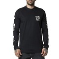 Camiseta Manga Longa Rvca Cousin Of Death Ls - Masculina PRETO