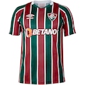 Camiseta Fluminense I 2024 Umbro Torcedor Oficial - Masculina VERDE/VERMELHO