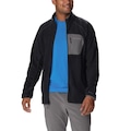 Jaqueta Columbia Masculina Outdoor Tracks Full Zip PRETO/CINZA ESC