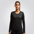 Camiseta Olympikus Manga Longa Essential - Feminina PRETO