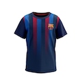 Camisa do Barcelona Stamina Listras Braziline - Infantil AZUL
