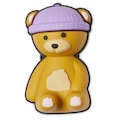 Jibbitz Crocs Urso Teddy com Gorro BRANCO