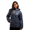 Jaqueta com Capuz Olympikus Puffer - Feminina AZUL