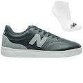 Kit Tênis New Balance Bb80 + Par De Meias - Masculino PRETO/CINZA