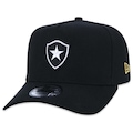 Boné New Era 9Forty A-Frame Futebol Botafogo - Strapback - Masculino PRETO