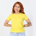 Camiseta Feminina Dry Fit Ciclismo Academia Fitness Melhor Absorção De Suor AMARELO