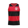 Camiseta Regata do Flamengo Retrô Libertadores Braziline - Masculina VERMELHO/PRETO