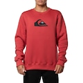Blusão de Moletom sem Capuz Quiksilver Comp Logo 305G Wt24 - Masculino VERMELHO